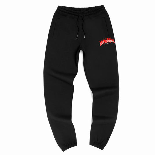 LOST THOUGHTS FLAMES SWEATPANTS