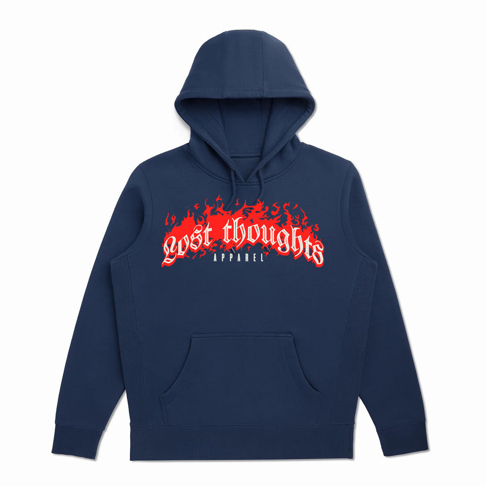 LOST THOUGHTS FLAME HOODIE